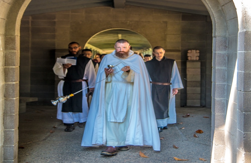 Monastic Experience- Monks with Thurible in procession