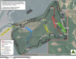 hiking trail map