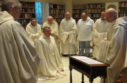 Br. Paul clothed as a novice at Holy Cross Abbey