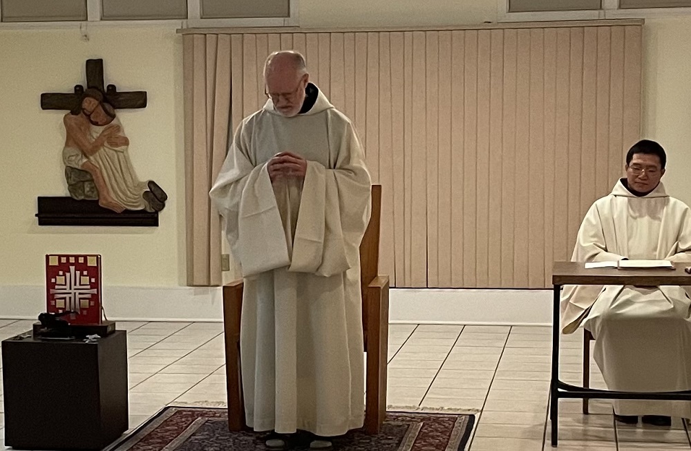 Fr. Paul Mark Schwan in Chapter Room