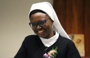 Sr. Margaret Mary smiling