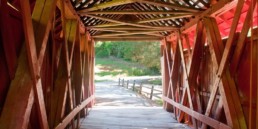 Mepkin Abbey covered bridge