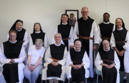 Abbot General with the Sisters of Santa Rita Abbey