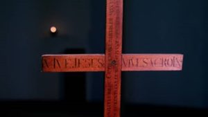 historic foundation cross of Gethsemani Abbey