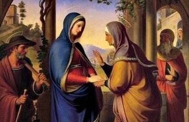 Mary visits Elizabeth