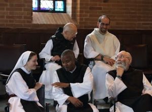 US Region Junior monks and nun converse at Junior conference 2023