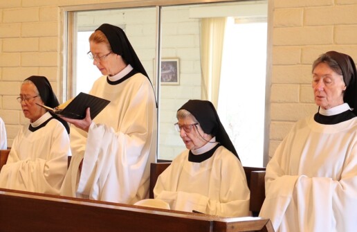 nuns sing in choir