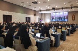 Abbots and Abbesses listen at OCSO General Chapter 2025